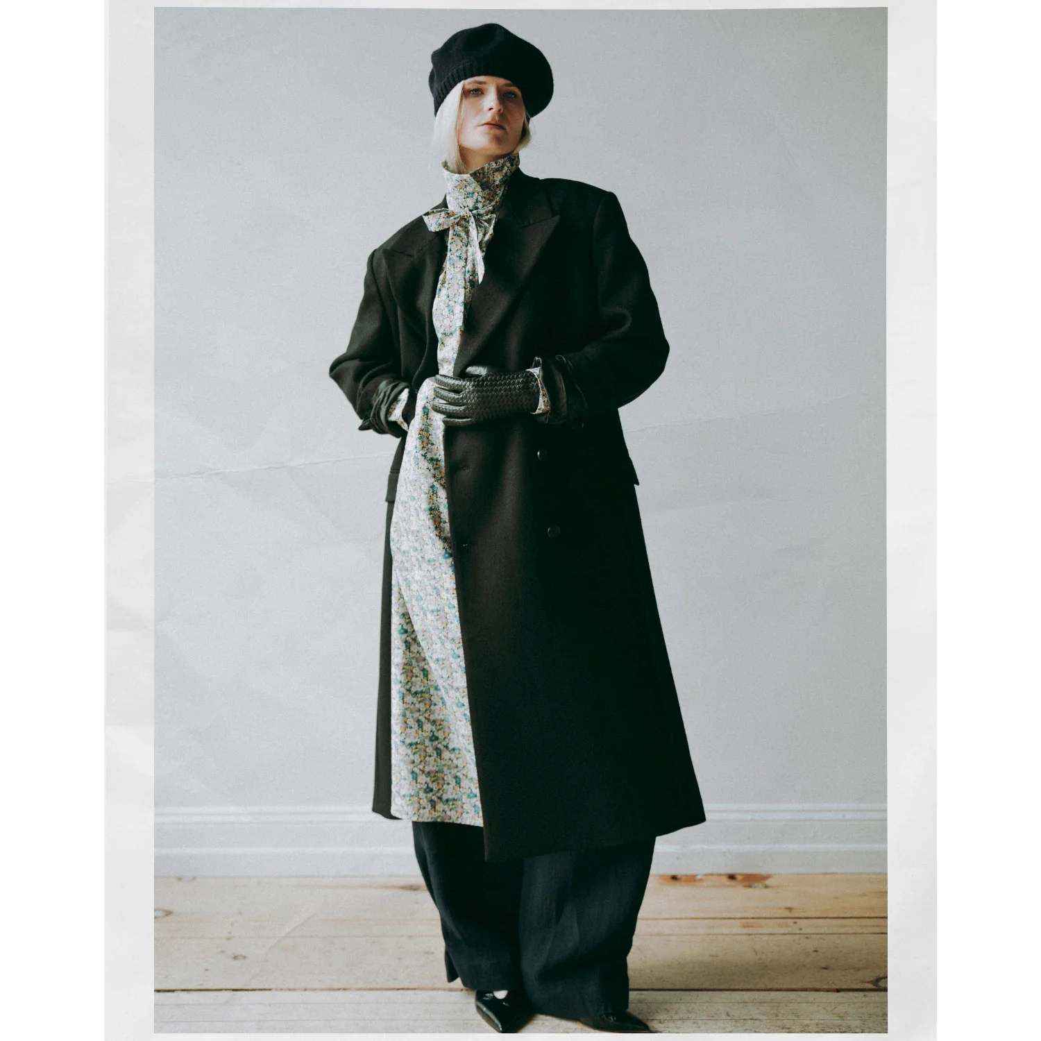 Hope Time Coat in Black Twill - Image 4