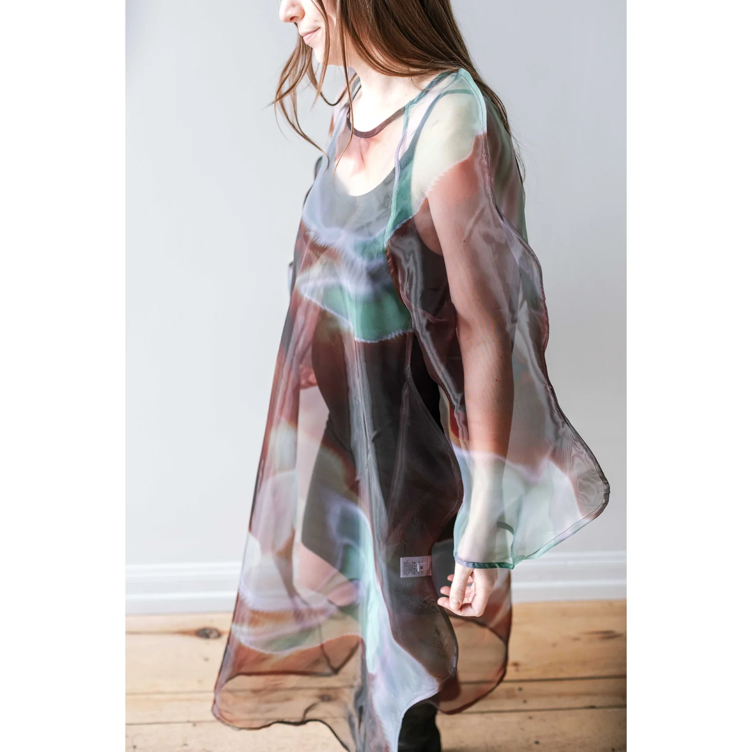 Baserange Slip Dress in Black - Image 5