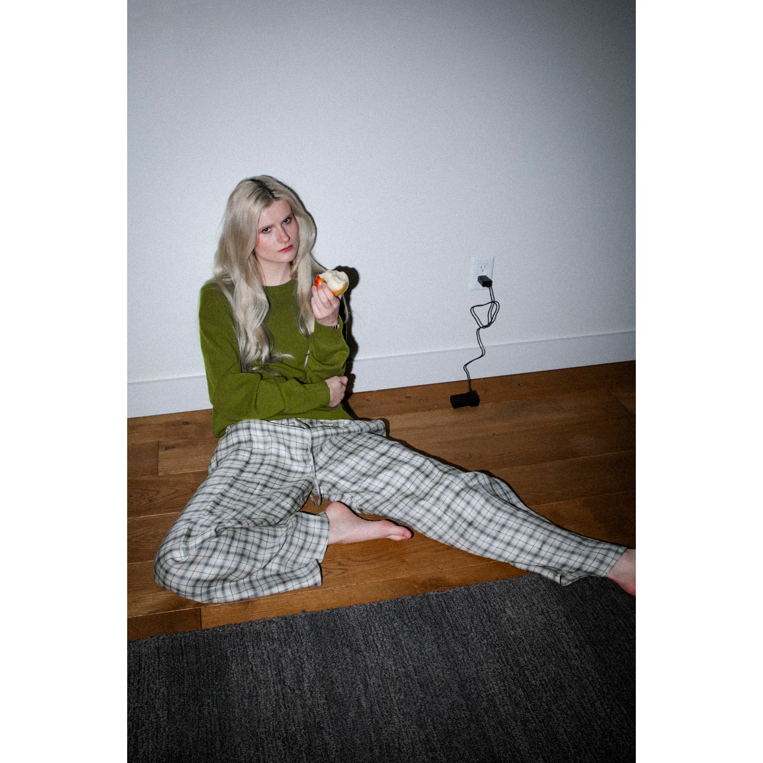 Kallmeyer Clemence Pant in Spruce Plaid - Image 4