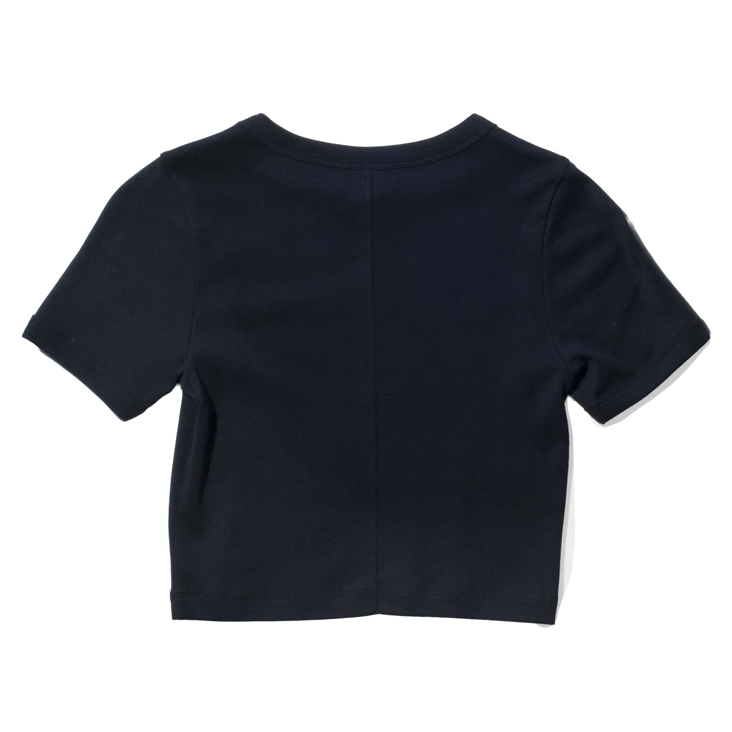 Flore Flore Car Cropped in Navy - Image 3