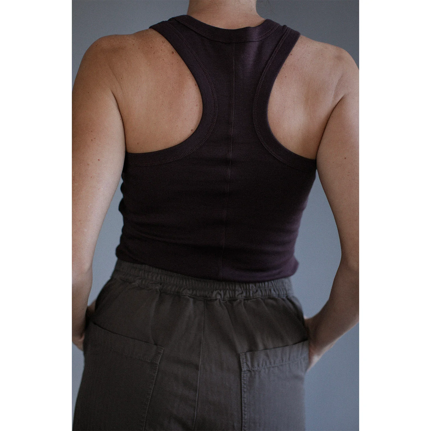 Flore Flore Hannah Tank in Choco Plum - Image 5