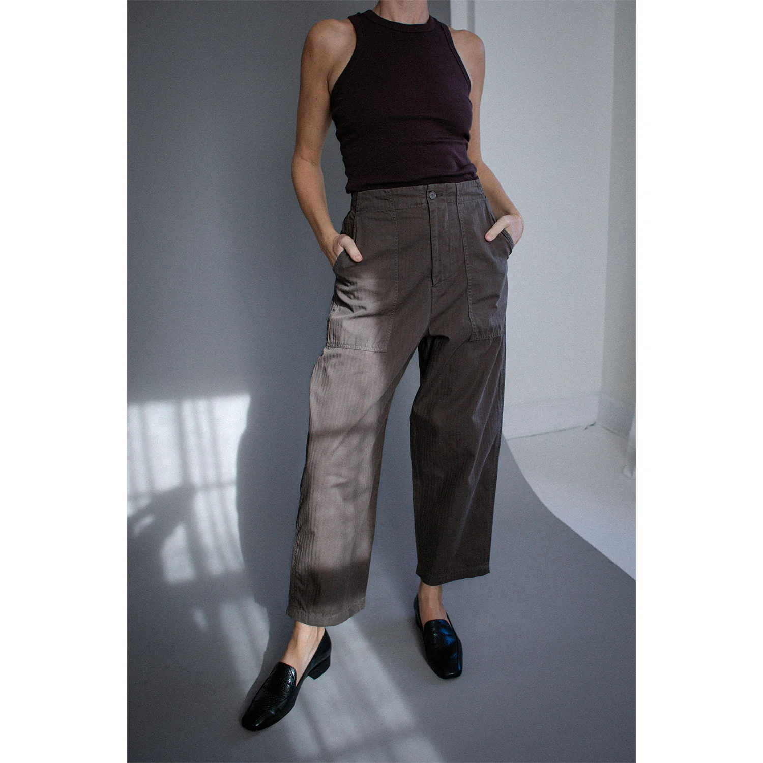 Flore Flore Hannah Tank in Choco Plum - Image 6