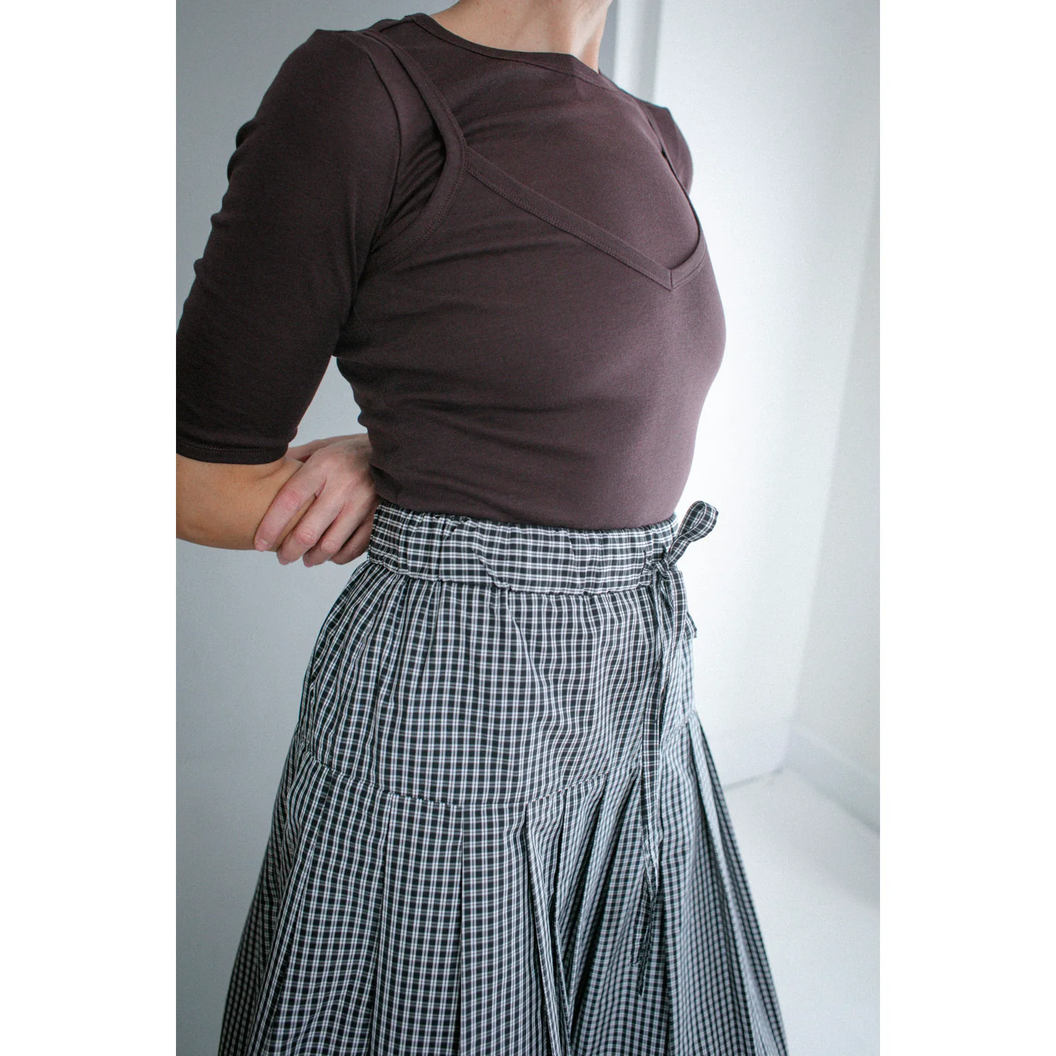 Flore Flore Isla Cami in Choco Plum - Image 6