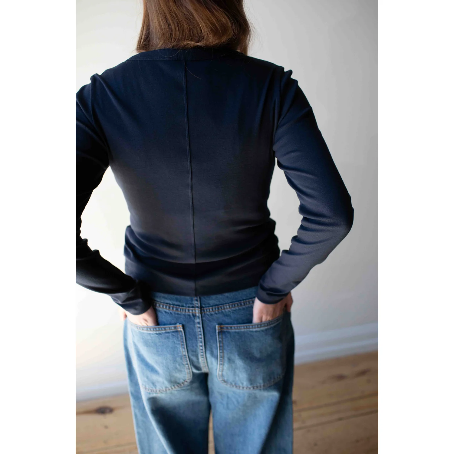 Flore Flore Jess Longsleeve in Navy - Image 8