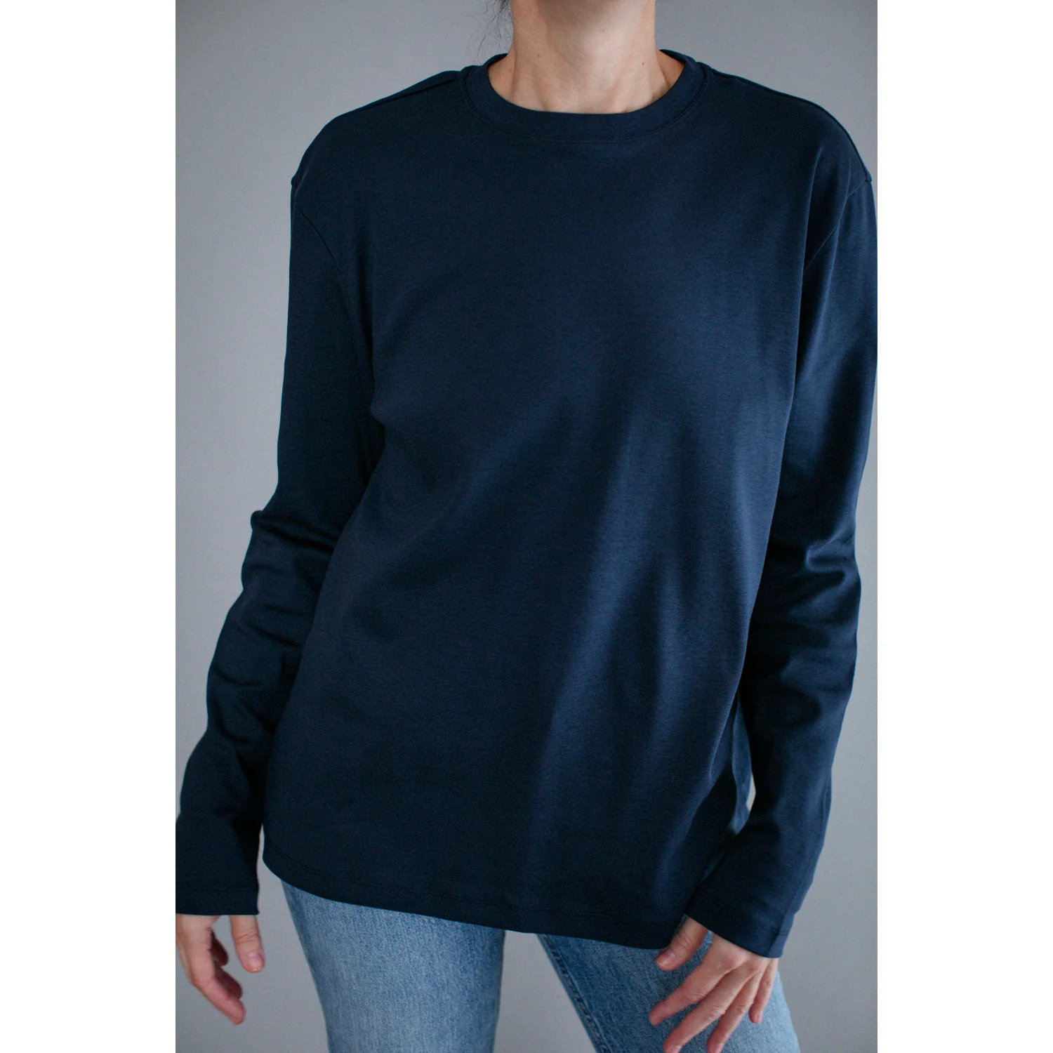 Flore Flore Maggie Longsleeve in Navy - Image 5