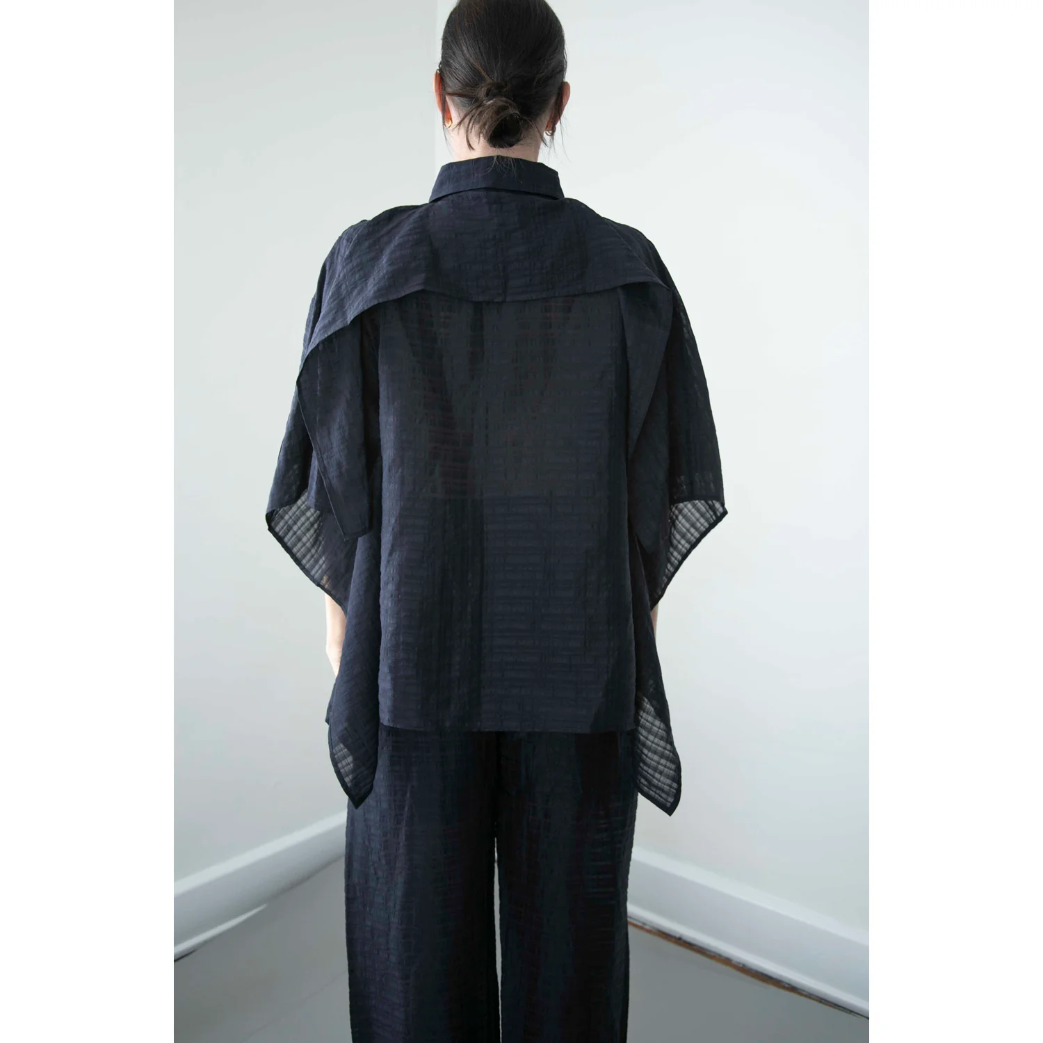 Henrik Vibskov Square Shirt in Navy - Image 8