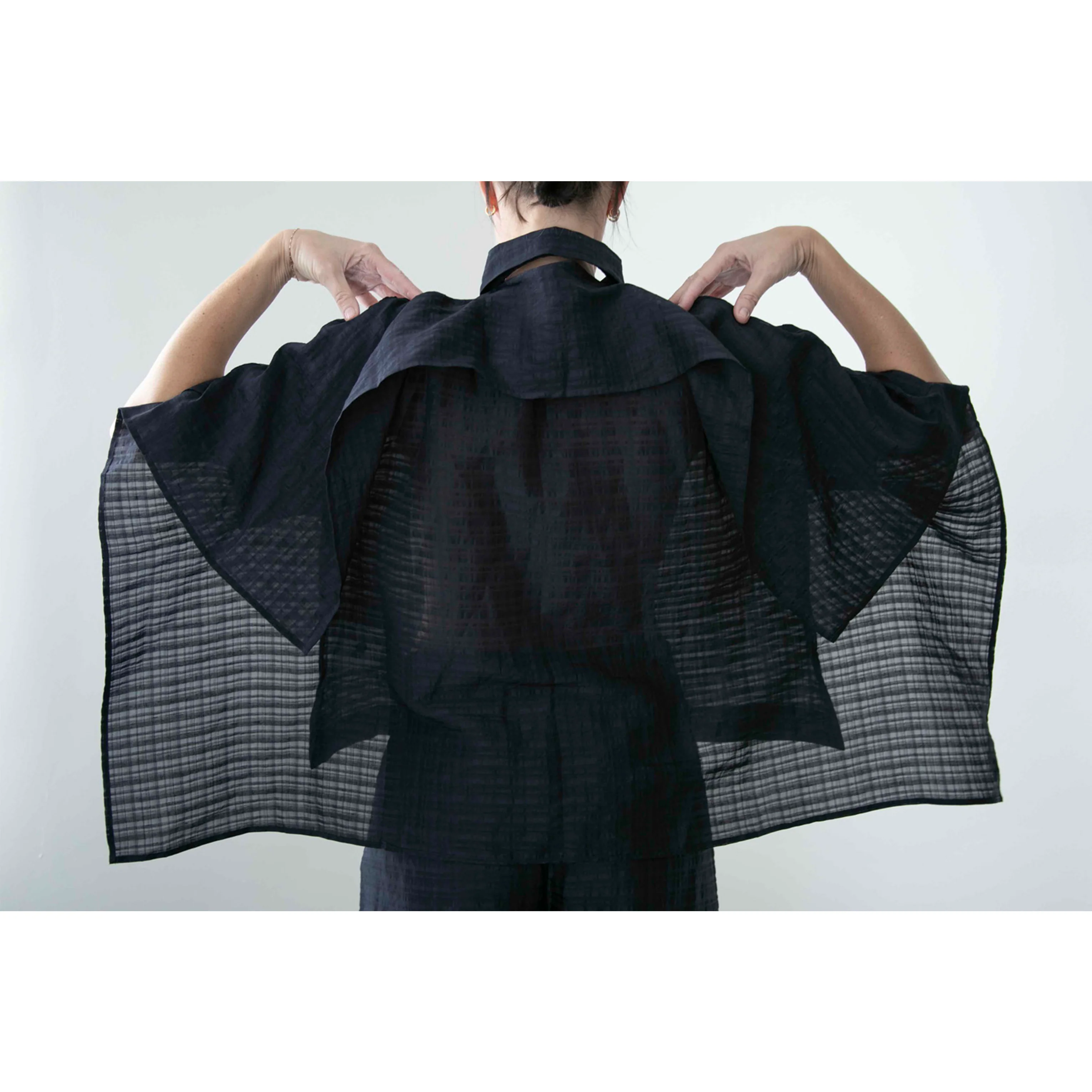 Henrik Vibskov Square Shirt in Navy - Image 9