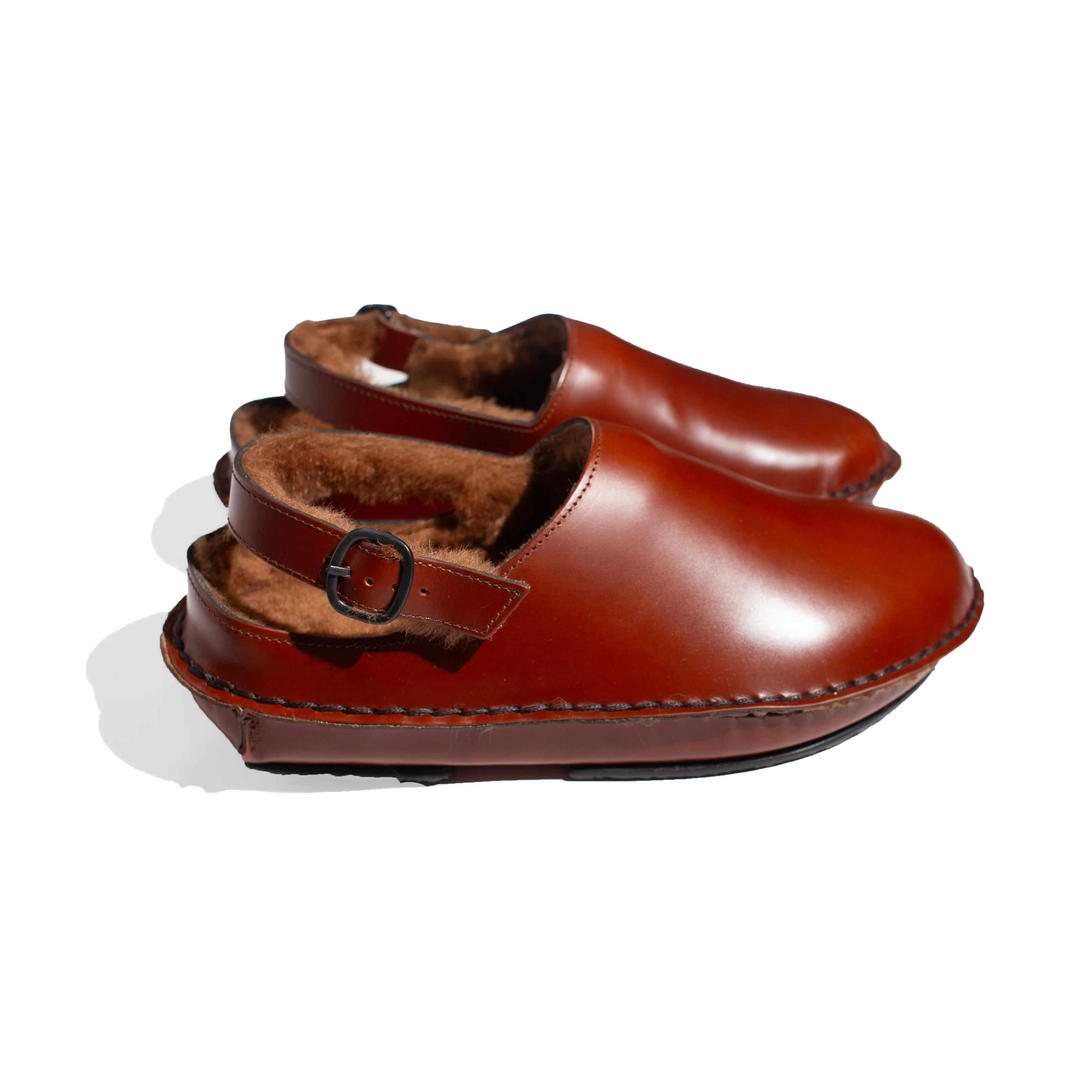 Hereu Cargol 2 Shearling Clog in Tan - Image 3