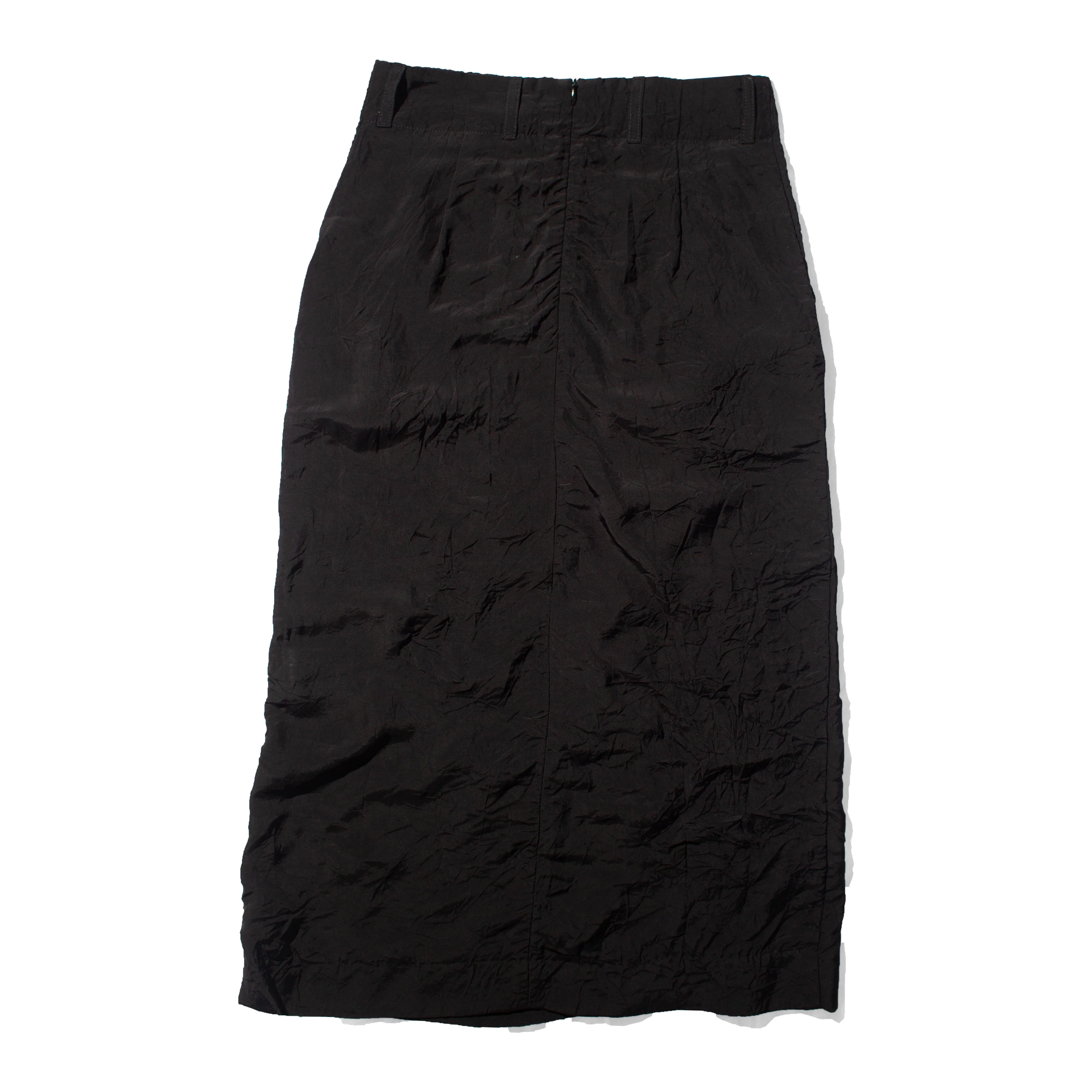 Hope Crush Skirt in Black Crinkle - Image 3