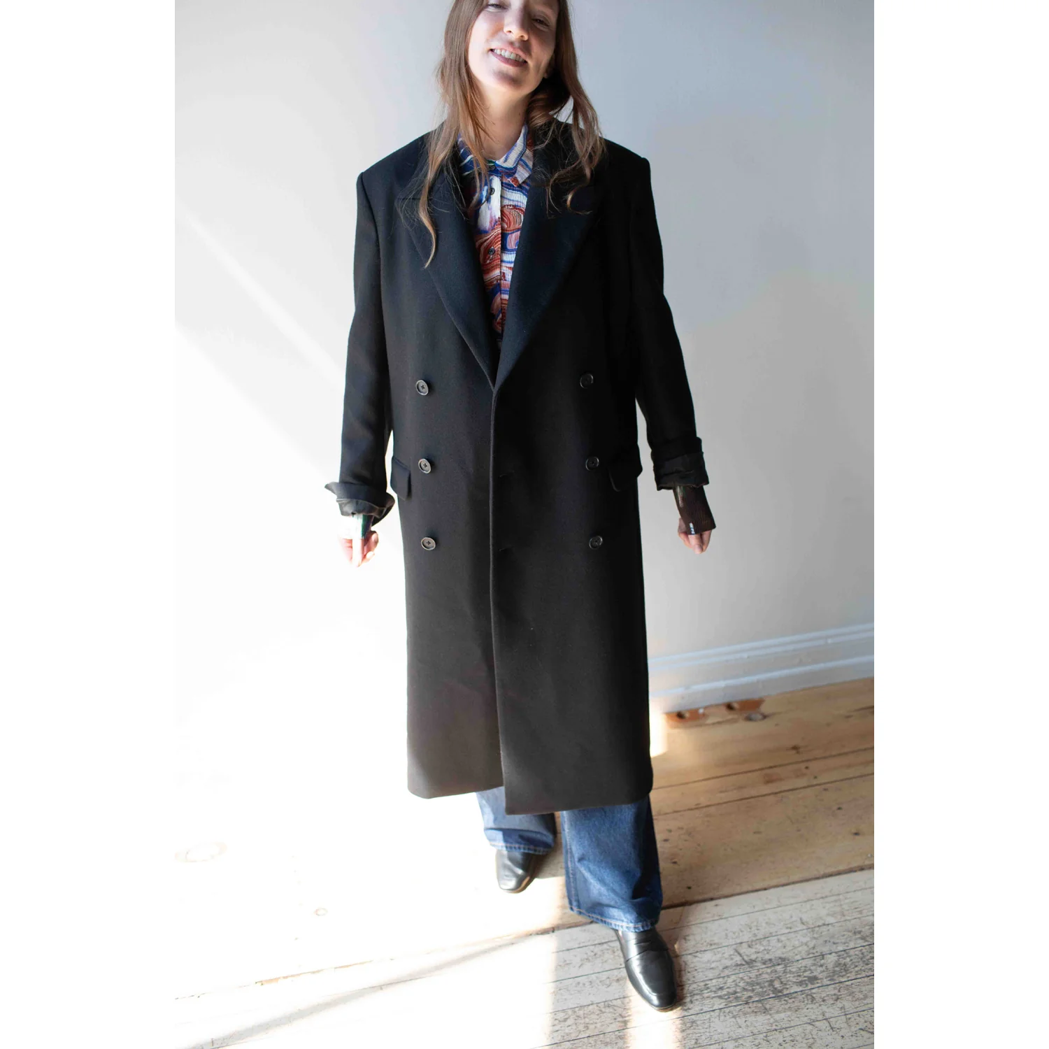 Hope Time Coat in Black Twill - Image 9