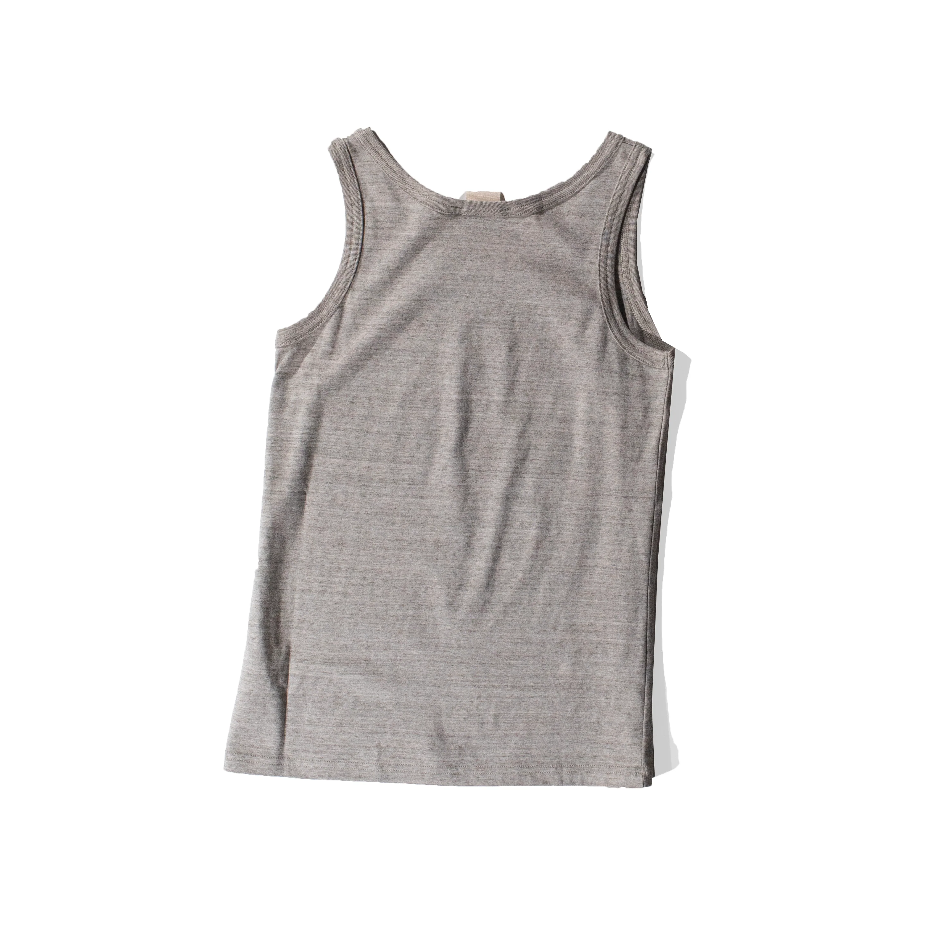 Ichi Antiquités Undyed Tank Top in Gray - Image 3