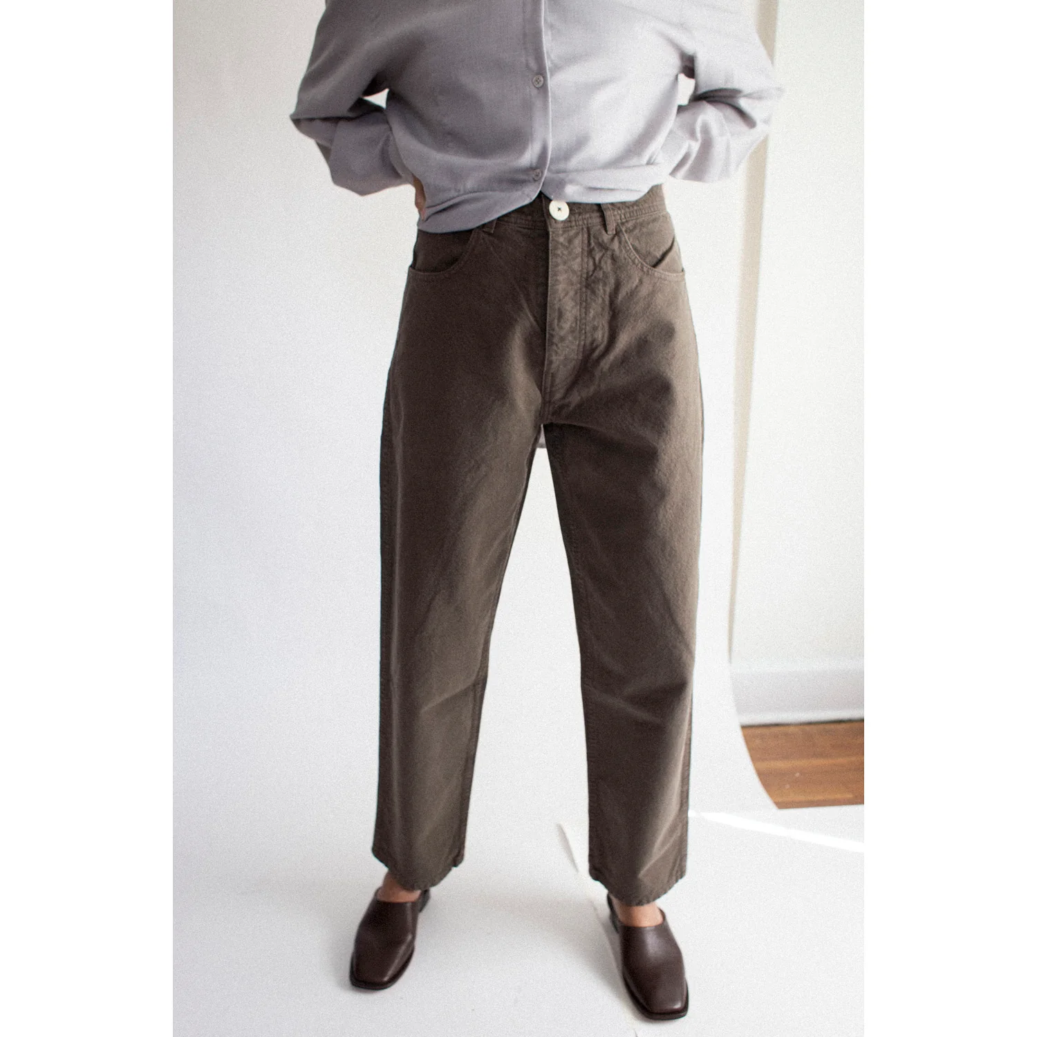 Jesse Kamm California Wides in Mushroom - Image 4