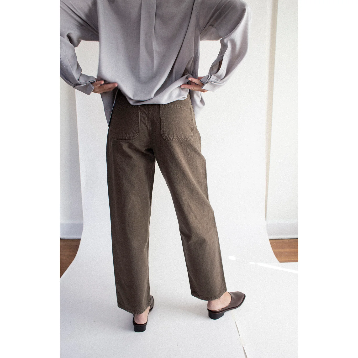 Jesse Kamm California Wides in Mushroom - Image 7