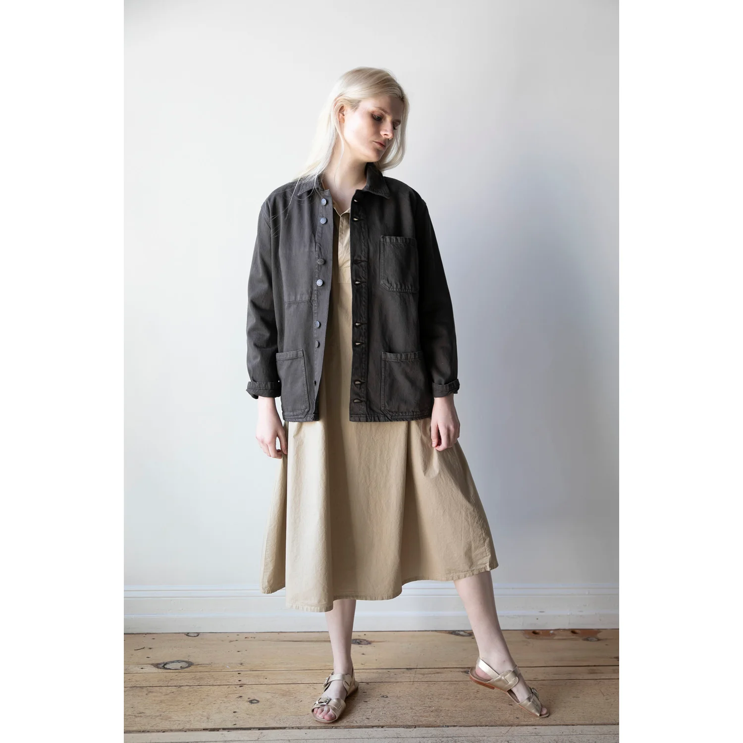 Kallmeyer Jacques Worker Jacket in Truffle - Image 4