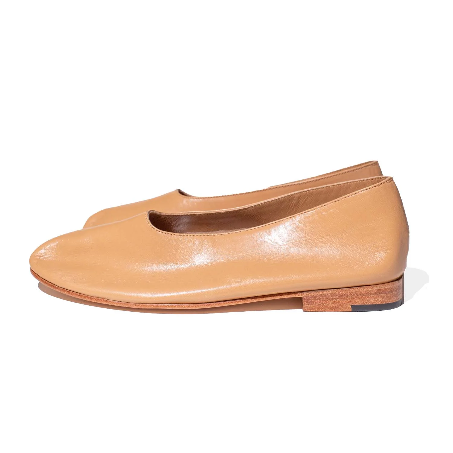 Martiniano Glove Flat in Camel - Image 3