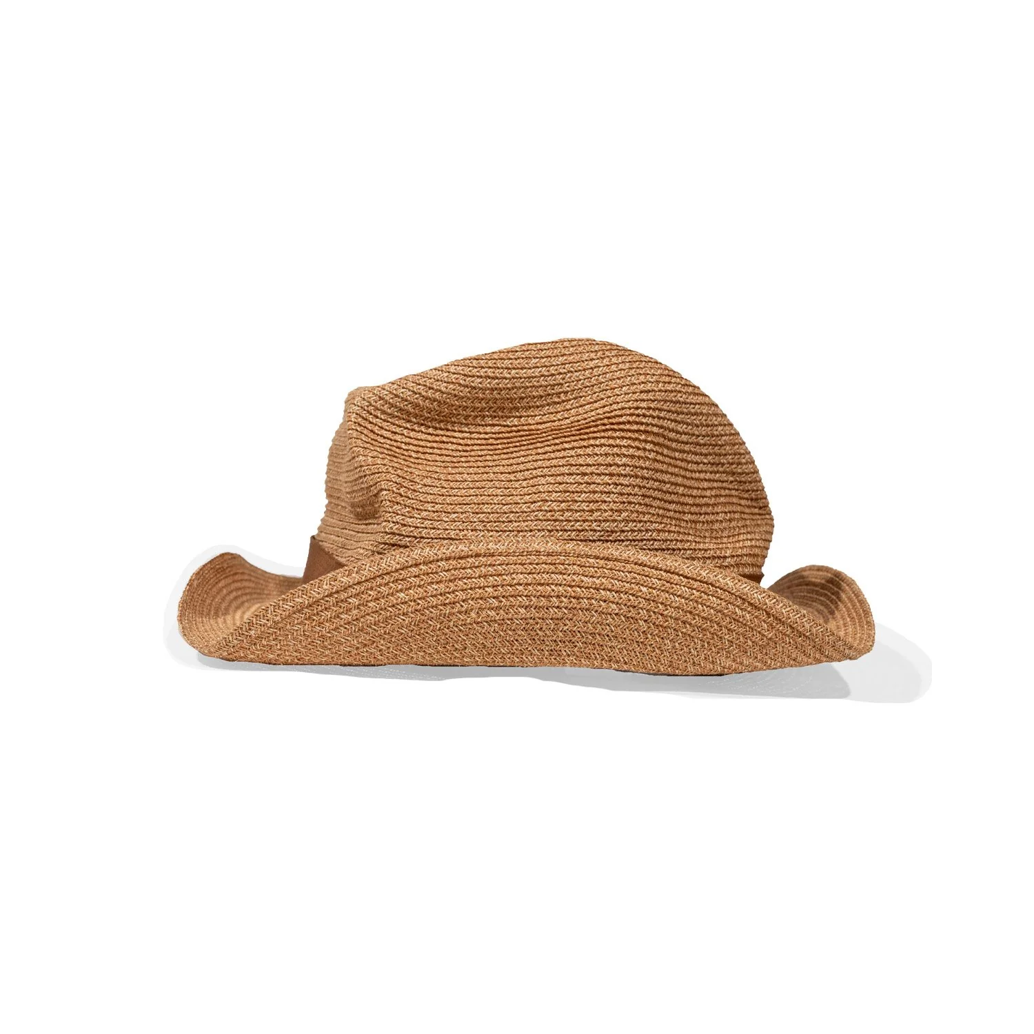 Mature Ha Boxed Hat in Bronze Gold x Orange Brown - Image 3