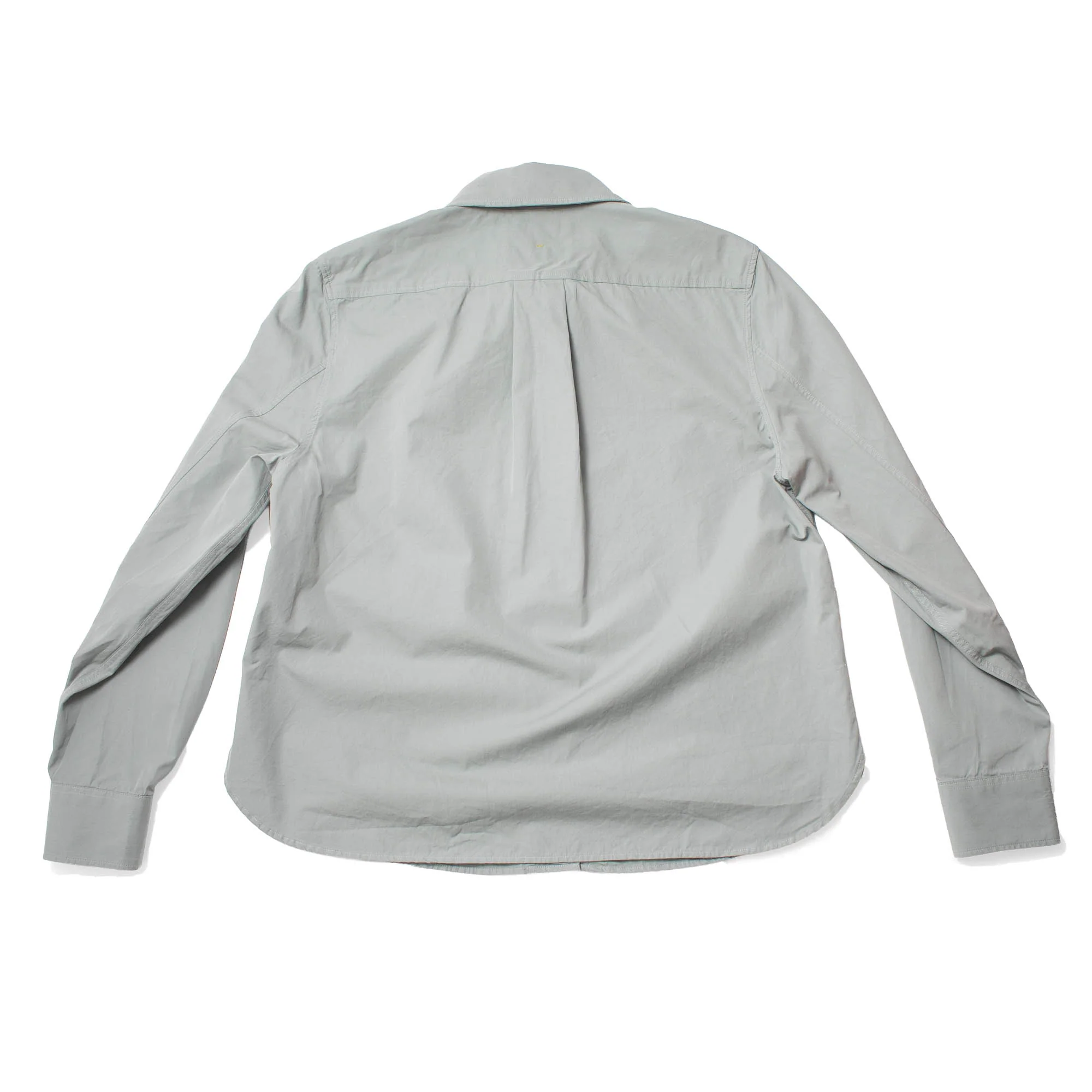 MHL. Simple Shirt in Fog Compact Cotton Poplin - Image 3