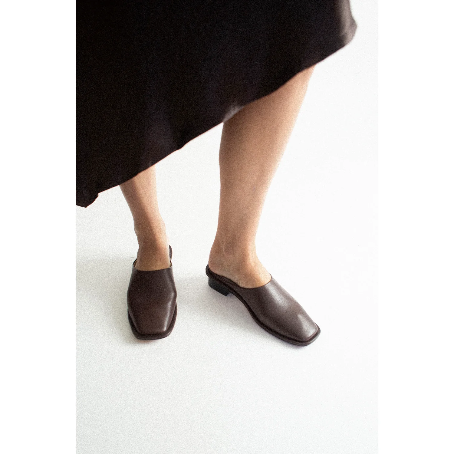 Nomia Crossback Halter Dress in Dark Brown - Image 8