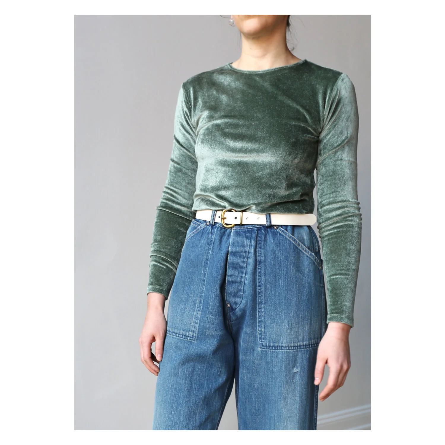 Rachel Comey Thin Estate Belt in Natural - Image 4