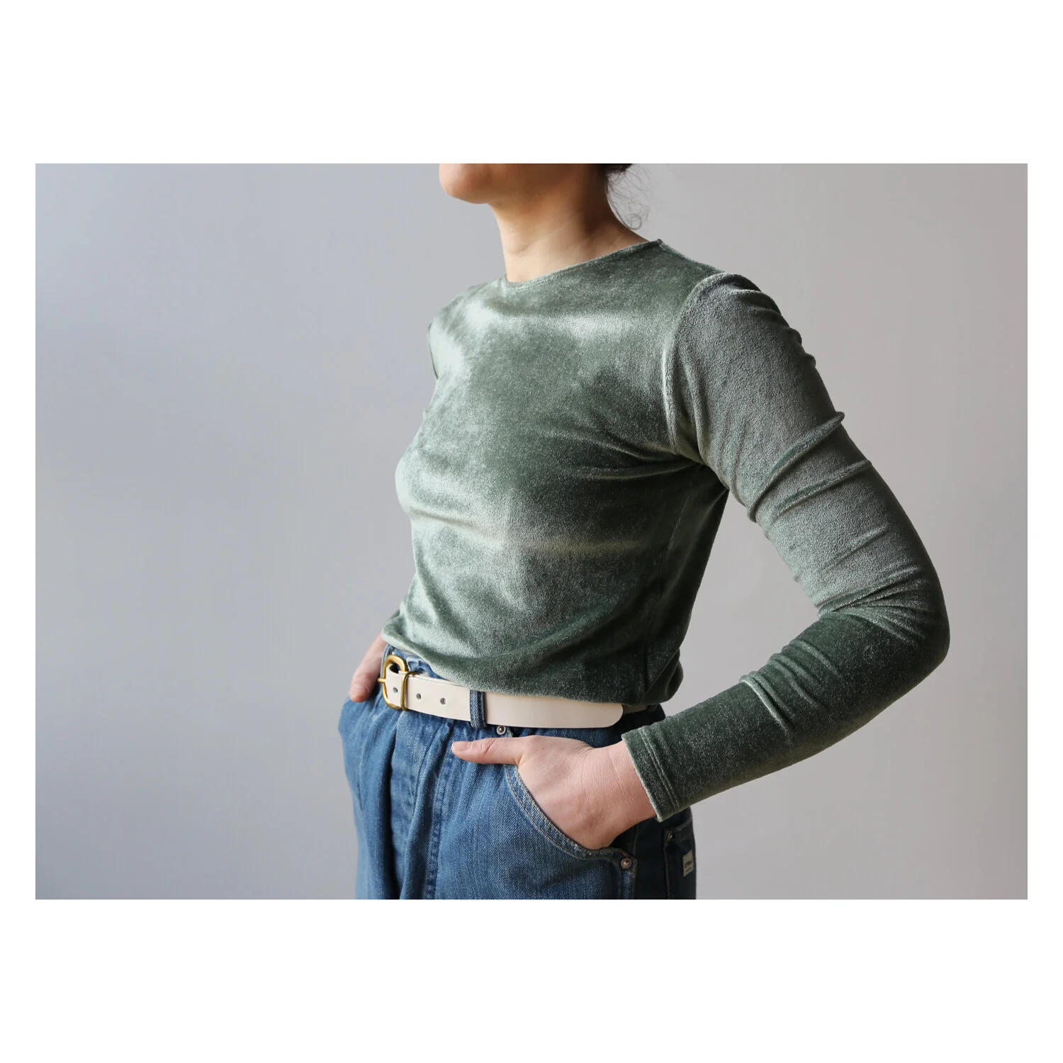 Rachel Comey Thin Estate Belt in Natural - Image 6
