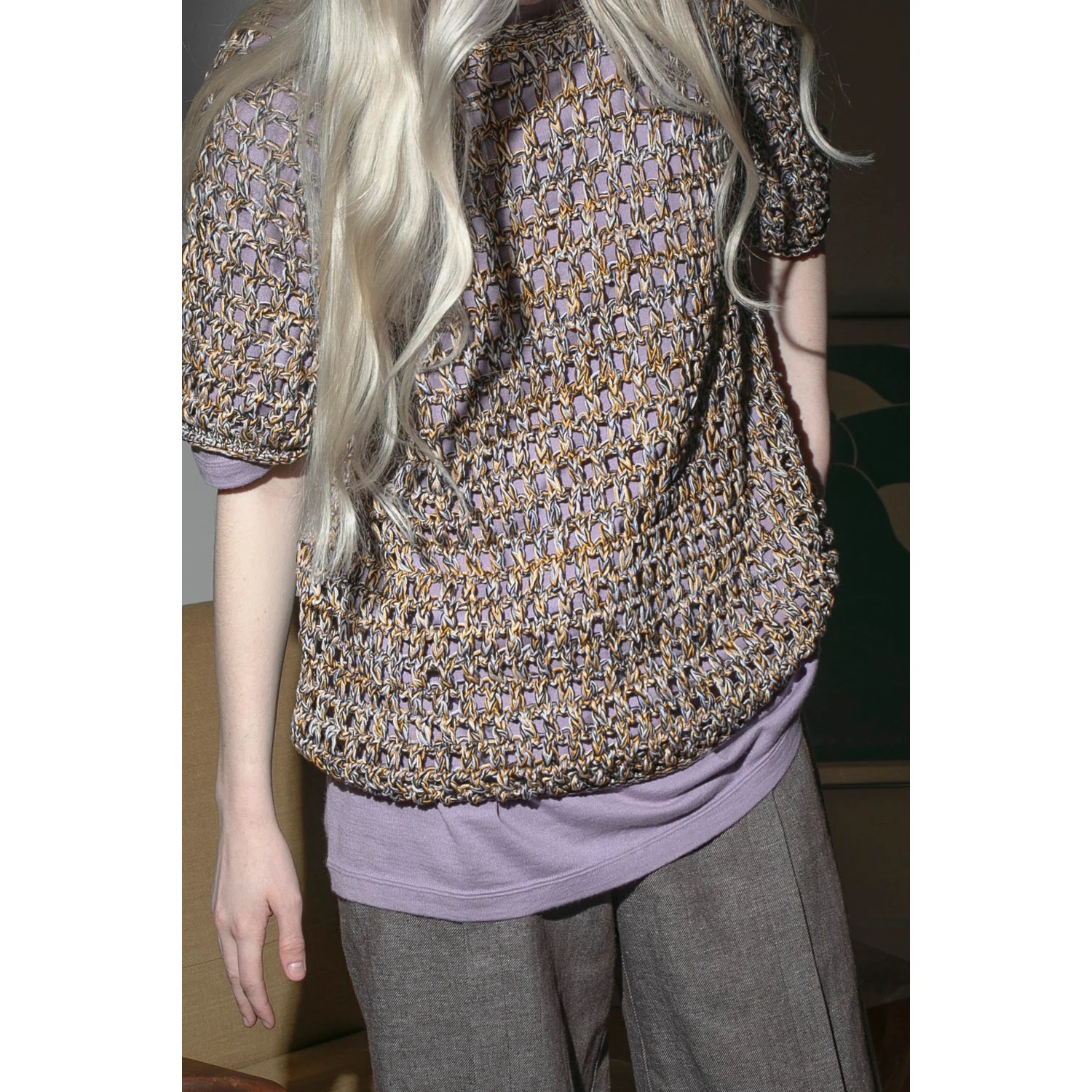 Rachel Comey Drax Tee in Yellow Multi - Image 5