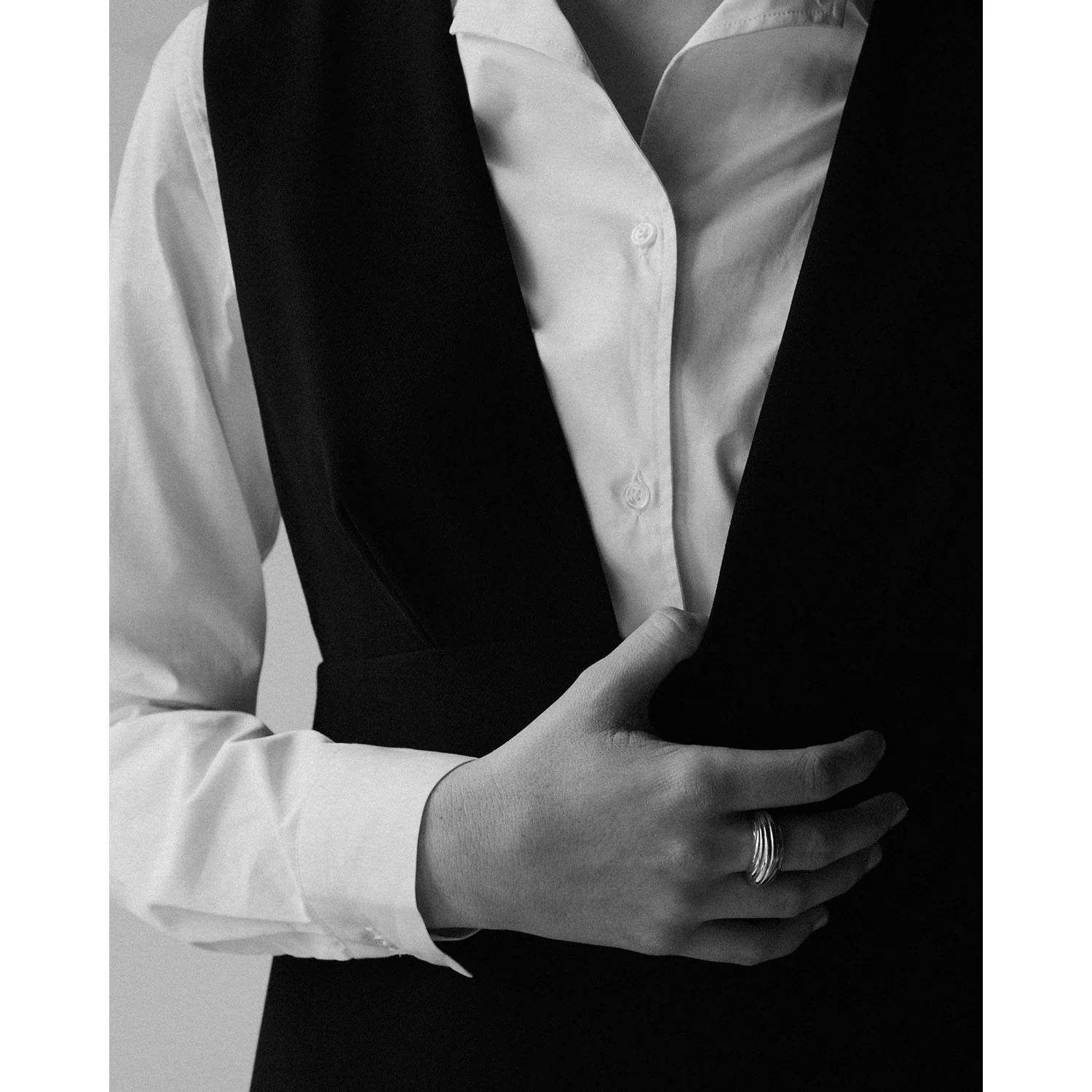 Sapir Bachar Eternity Ring in Silver - Image 4