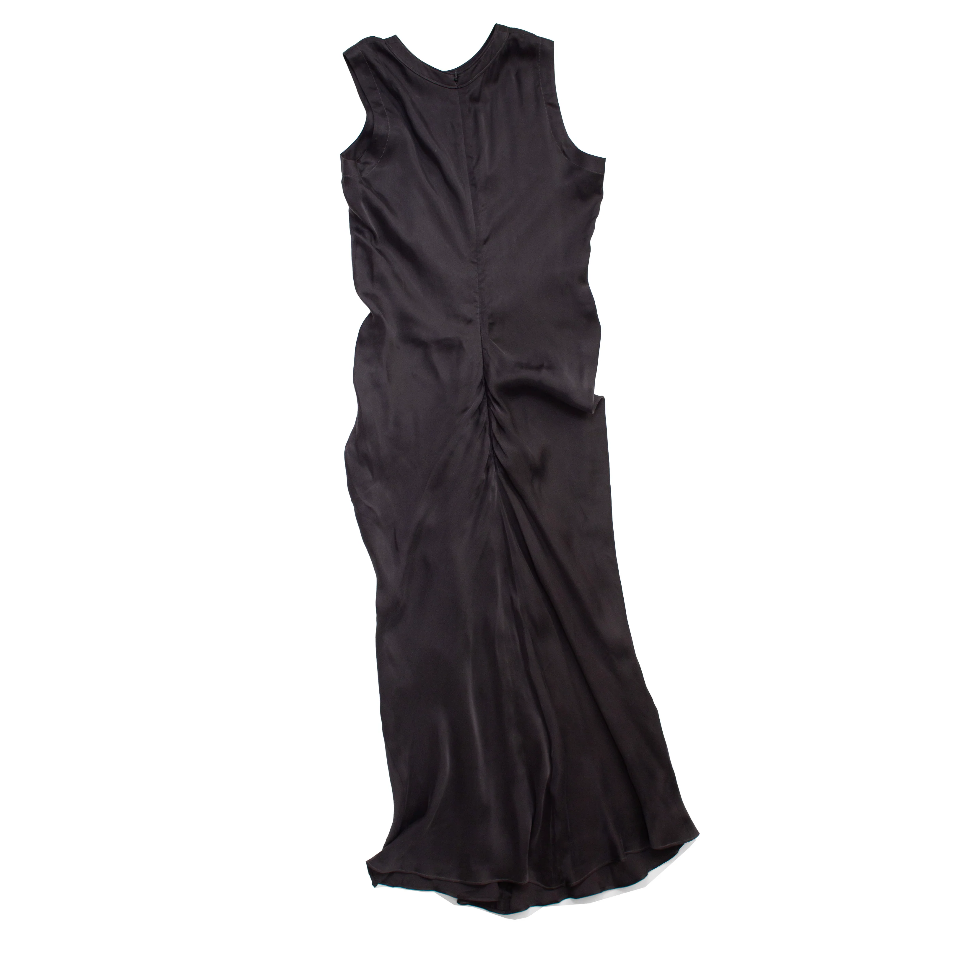Sayaka Davis Draped Waist Dress in Black - Image 3