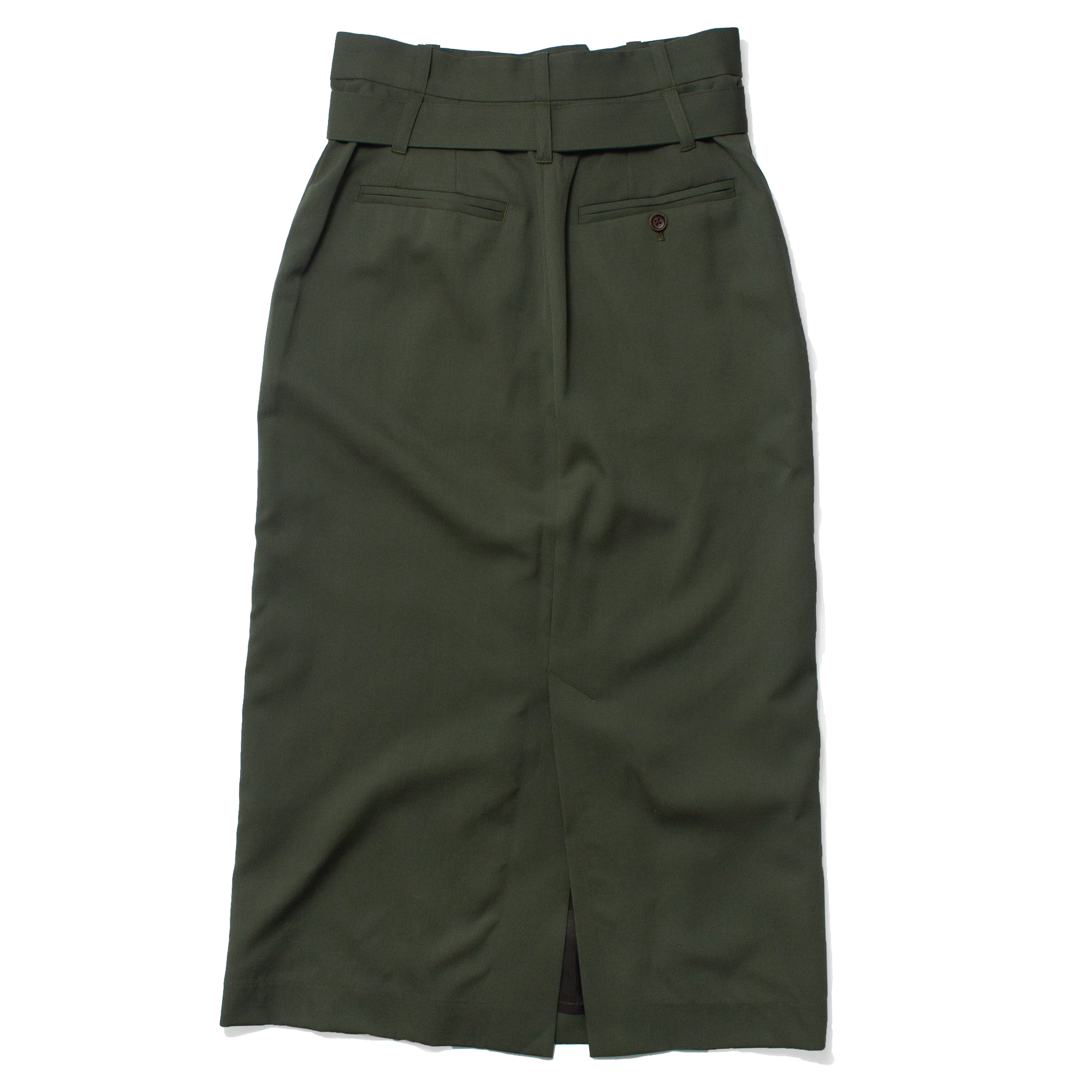 Sayaka Davis I-Line Skirt in Sap Green - Image 3