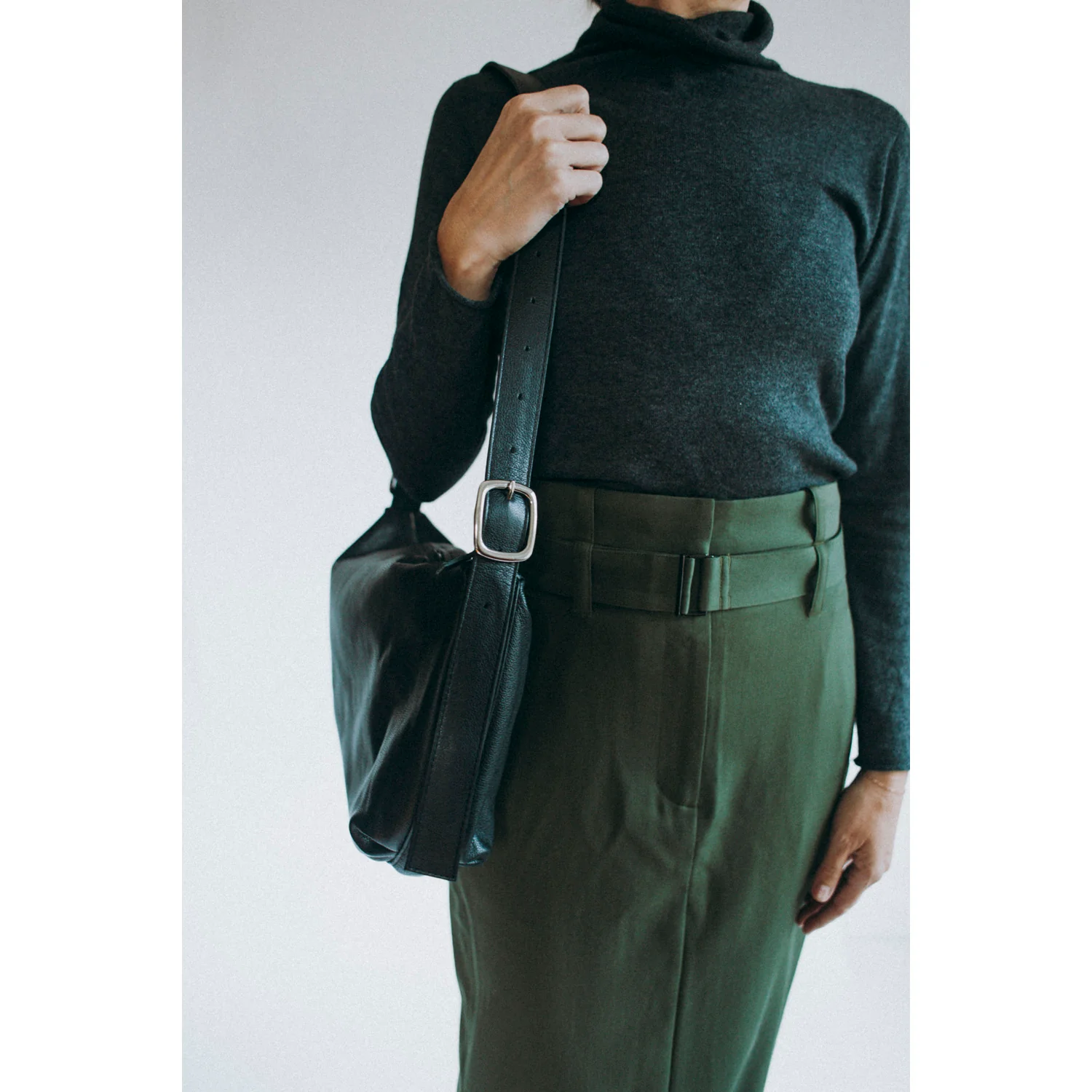 Sayaka Davis I-Line Skirt in Sap Green - Image 5