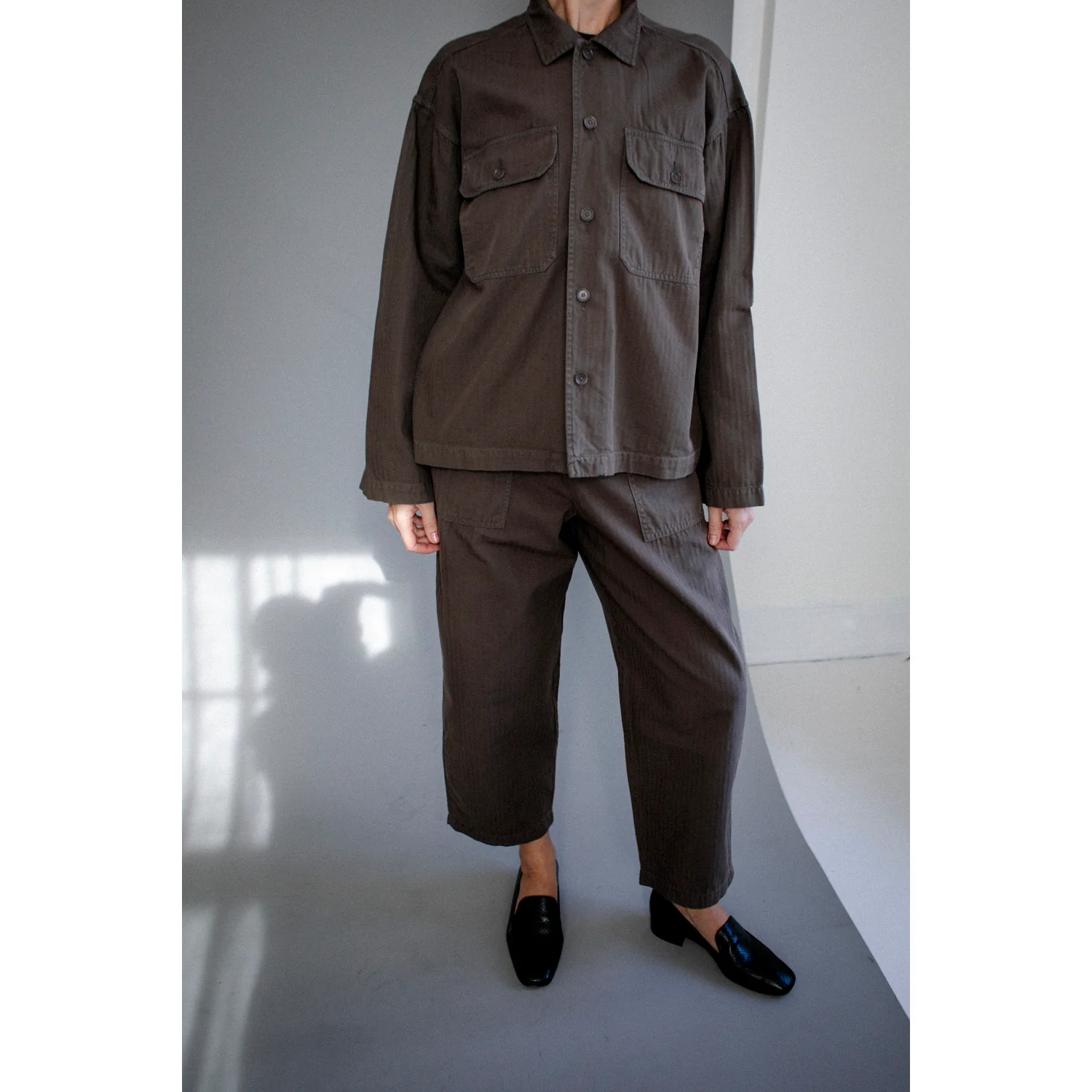 Shaina Mote Highlands Shirt in Ermine - Image 8