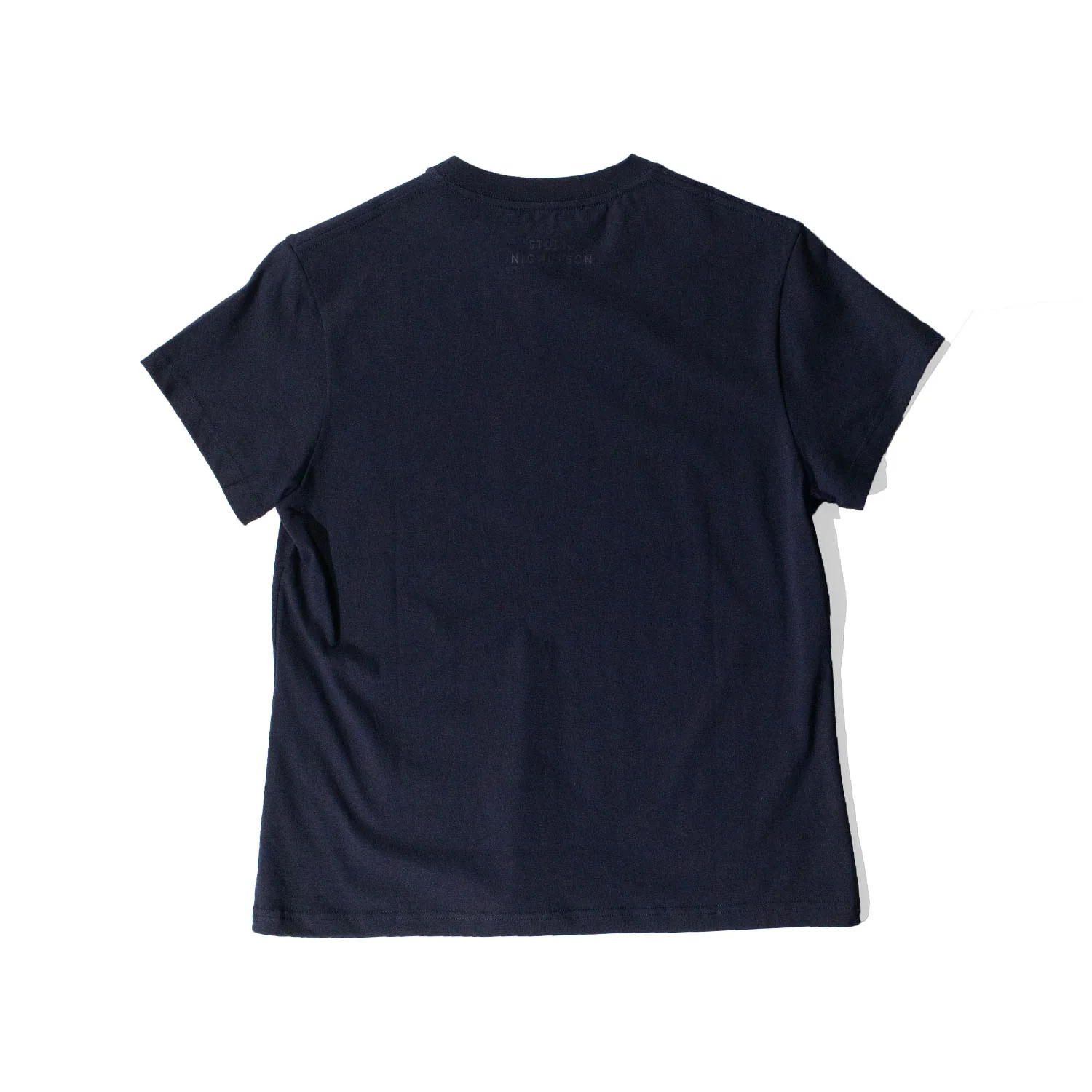 Studio Nicholson Marine T-Shirt in Darkest Navy - Image 3