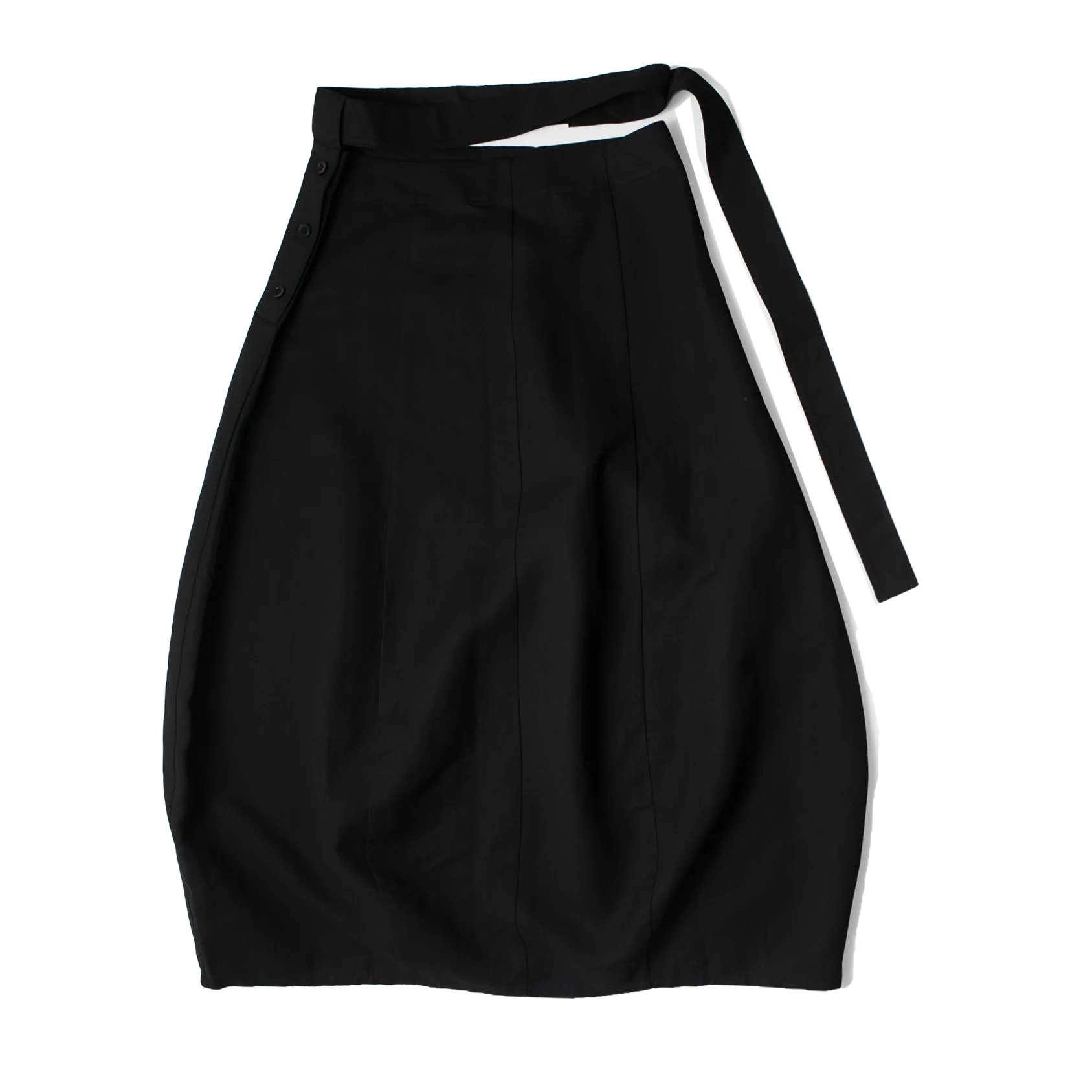 Studio Nicholson Orcha Skirt in Black Grape - Image 3