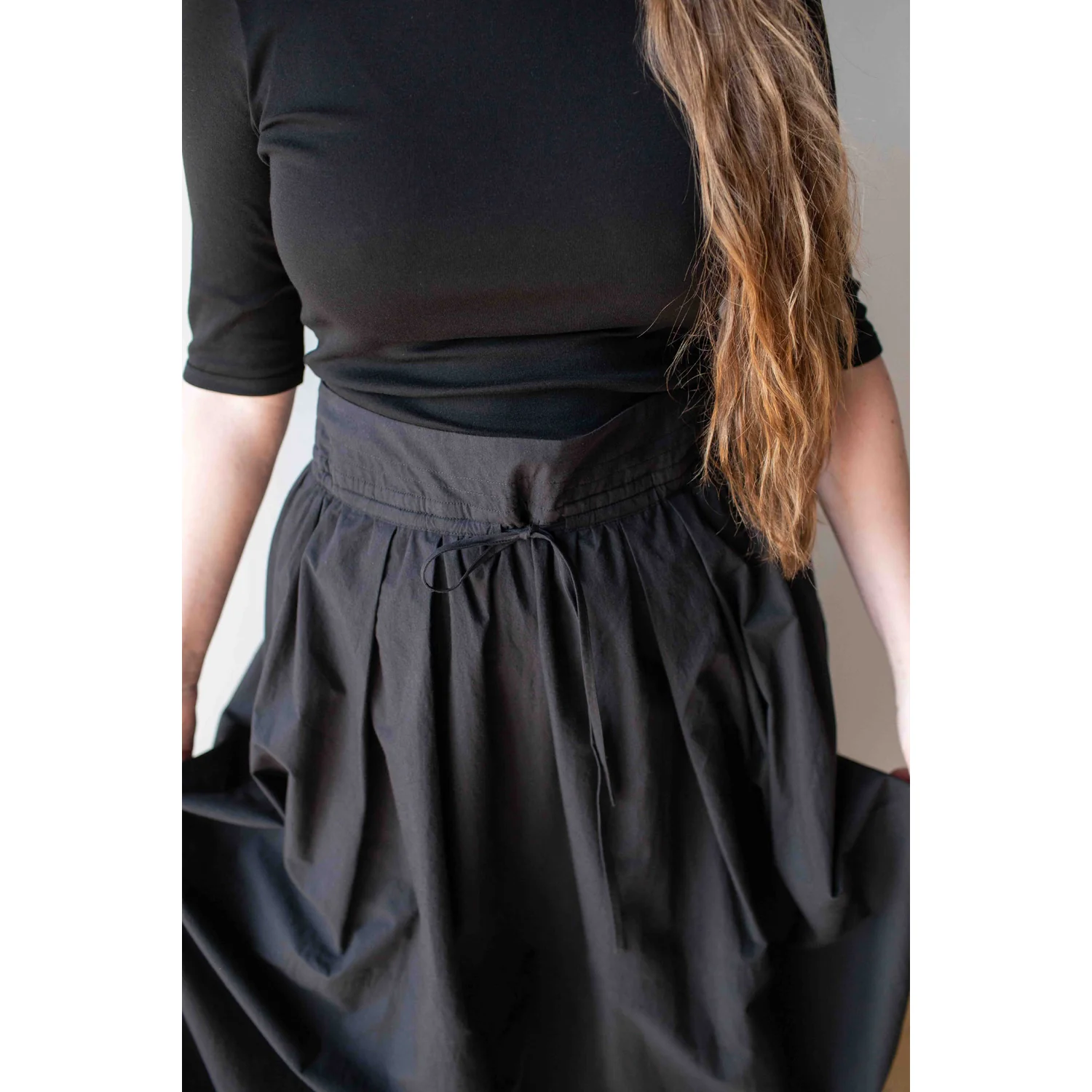 Studio Nicholson Ottowa Skirt in Washed Black - Image 7